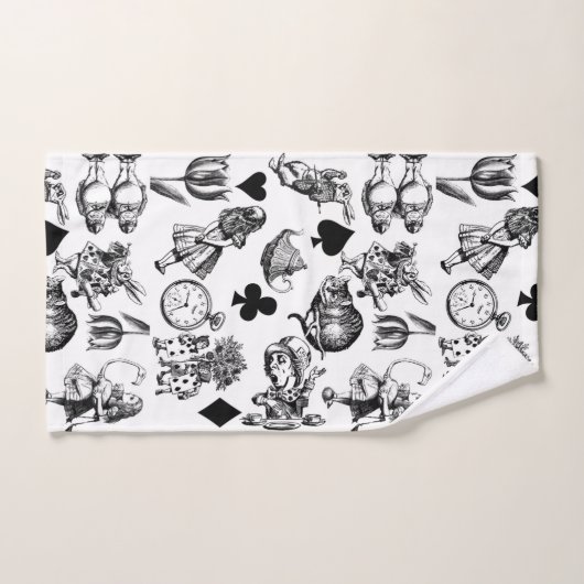 Alice White Rabbit Wonderland Classic Bad Handdoek (Handdoek)