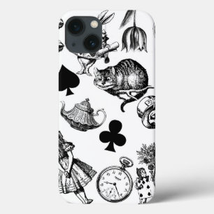 Alice White Rabbit Wonderland Classic iPhone 13 Hoesje