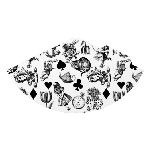 Alice White Rabbit Wonderland Classic Feesthoedjes (Voorkant)