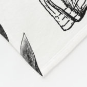 Alice White Rabbit Wonderland Classic Fleece Deken (Hoek)