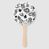 Alice White Rabbit Wonderland Classic Handwaaier (Voorkant)