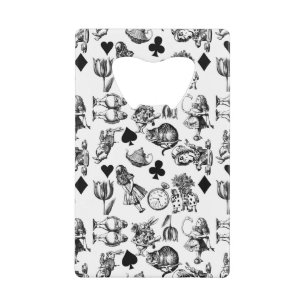 Alice White Rabbit Wonderland Classic Kredietkaart Flessenopener