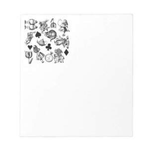 Alice White Rabbit Wonderland Classic Notitieblok