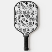 Alice White Rabbit Wonderland Classic Pickleball Paddle (Voorkant)