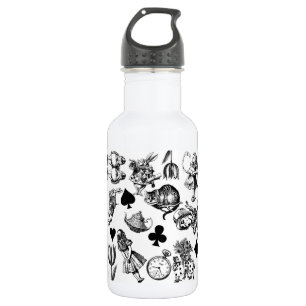 Alice White Rabbit Wonderland Classic Waterfles