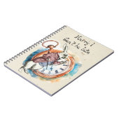 Alice - wit konijn 1865 notitieboek (Linkerzijde)