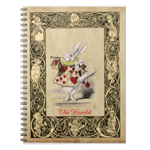Alice - wit konijn - De Herald 1865 Notitieboek