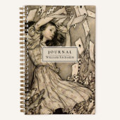 Alice Wonderland Art personnalisé Journal pointill (Recto)