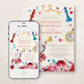 Alice Wonderland Genre Reveillez Invitation