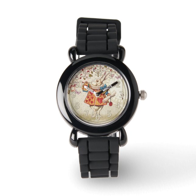 Alice Wonderland White Rabbit Watch Horloge (Voorkant)