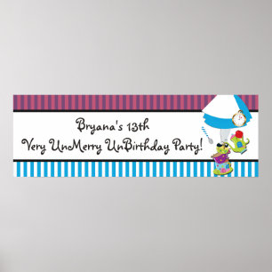Alice Wonderland Wonderlijke Gekke Thee Partij Ban Poster