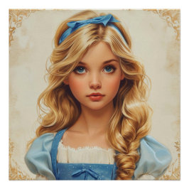 Alice' Wonderlijke Werveling: Wonderland Grillen Perfect Poster