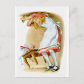 Alice wordt te groot! Oh nee! Briefkaart (Voorkant)