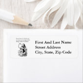 Alice, zes onmogelijke dingen etiket (Insitu)