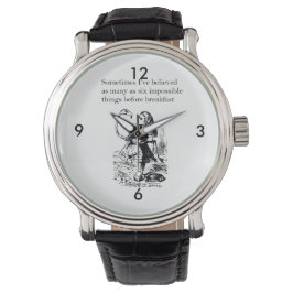 Alice, zes onmogelijke dingen horloge