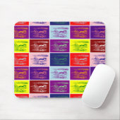 Alice zwemt in een zwembad van tranen pop kunst muismat (Met muis)