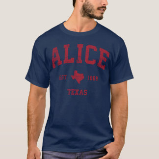 Aliceeas Sport Rode Print jongen T-shirt
