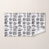 Alice's Adventures in Wonderland Motif (Serviette à main)