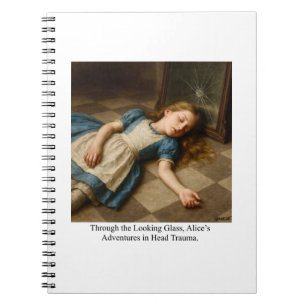 Alice's avonturen in hoofdletsel notitieboek