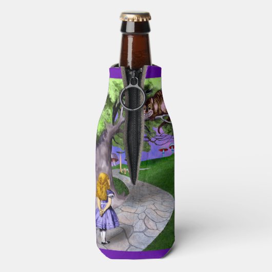 Alice's avonturen in Wonderland Flesjeskoeler (Fles Achterkant)