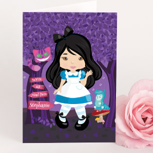 Alice's avonturen in Wonderland Persoonlijk Kaart