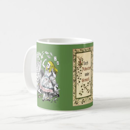 Alice's avonturen onder de grond koffiemok (Voorkant links)