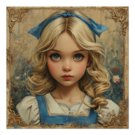 Alice's Charming Whimsicality: Wonderland Whimsy Perfect Poster
