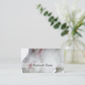 Alice's konijn visitekaartje (Staand voorkant)