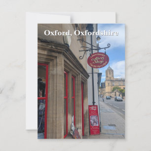 Alice's Shop - De oude schapenwinkel, Oxford Briefkaart