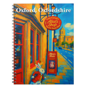 Alice's Shop - De oude schapenwinkel, schilderij Notitieboek