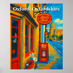 Alice's Shop - De oude schapenwinkel, schilderij Poster