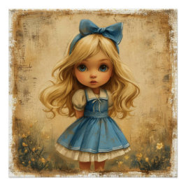 Alice's Whirlwind Adventure: Wonderland Whimsy Perfect Poster