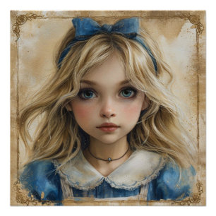 Alice's Wonderdromen: Wonderland Grillen Perfect Poster