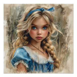 Alice's Wonderland Whirlwind: Wonderland Wonderlij Perfect Poster