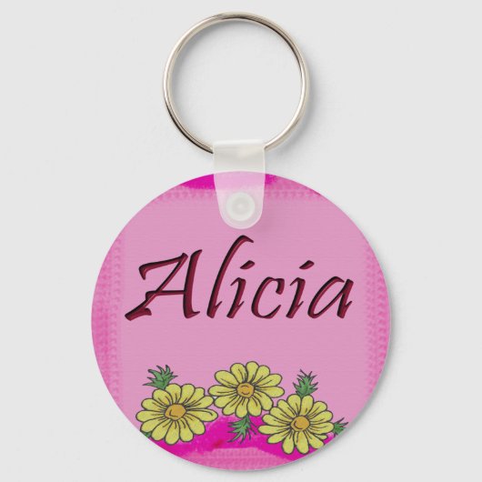 Alicia Daisy Sleutelhanger (Voorkant)