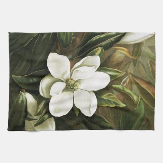 Alicia H. Vogel: Magnolia Grandflora Theedoek (Horizontaal)