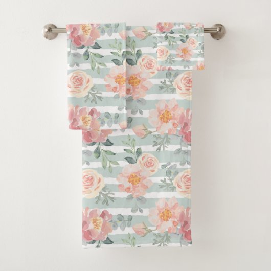 Alicia Roos Stripe Pattern Bad Handdoek (Insitu)