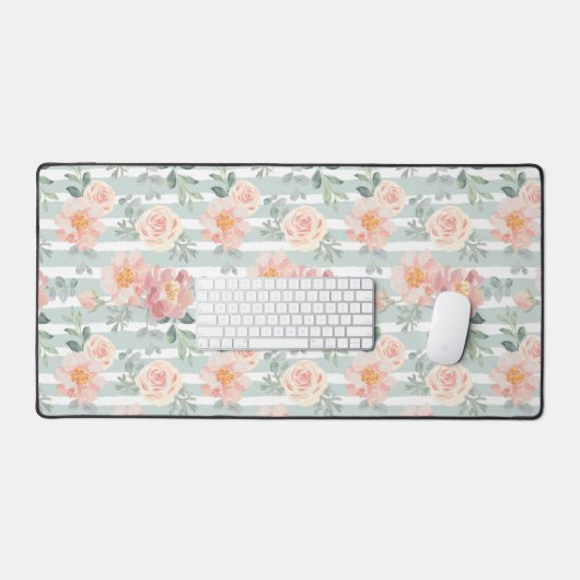 Alicia Roos Stripe Pattern Bureaumat (Keyboard & Muis)