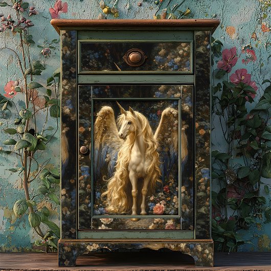 Alicorn Forest Eenhoorn Decoupage Craft Tissuepapier