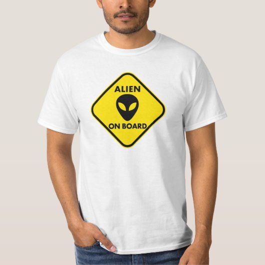 Alien à bord T-shirt (Devant)