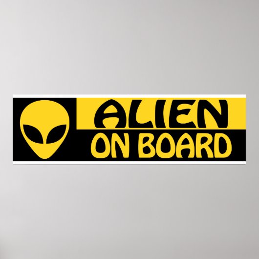 ALIEN AAN BOORD POSTER (Voorkant)