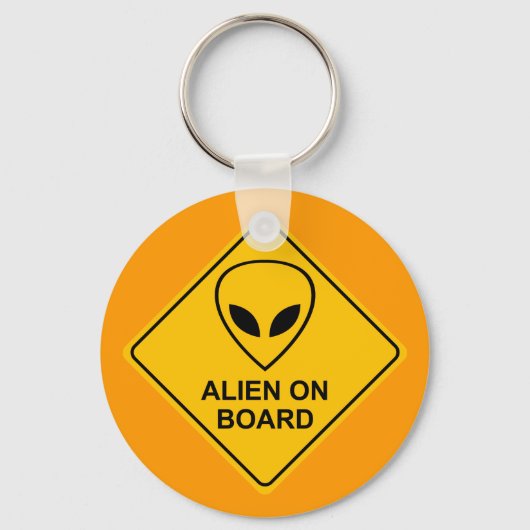 ALIEN AAN BOORD Sleutelhanger (Voorkant)
