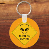 ALIEN AAN BOORD Sleutelhanger (Voorkant)