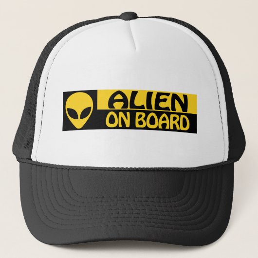 ALIEN AAN BOORD TRUCKER PET (Voorkant)