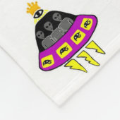 Alien Abduction Fleece Blanket Deken (Hoek)