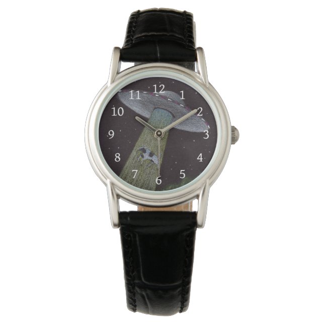 Alien Abduction Horloge (Voorkant)