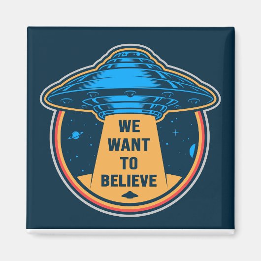 Alien Abduction Magneet (Voorkant)