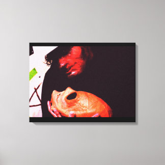 Alien Abduction Nachtmerrie 2 Canvas Afdruk