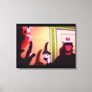 Alien Abduction Nachtmerrie 3 Canvas Afdruk