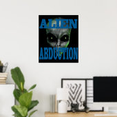 Alien Abduction Poster (Thuiskantoor)